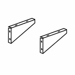 Broan Range Hood Parts Undercabinet Range Hood Wall Hanging Kit (Metallic)