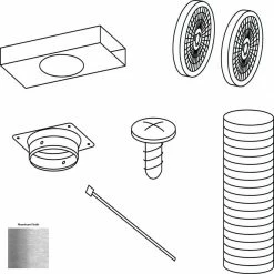 Broan Range Hood Parts Duct-Free Wall-mounted Range Hood Recirculation Kit (Aluminum)