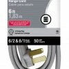 Utilitech Appliance Power Cords Utilitech 6-ft 3-Prong Gray Range Appliance Power Cord