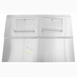 Thing Cooktop & Range Parts 48-in Gas and Electric Range Backsplash (Stainless Steel)