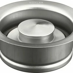 KOHLER Garbage Disposal Parts & Tools 4.4375-in Brushed Stainless Garbage Disposal Sink Flange