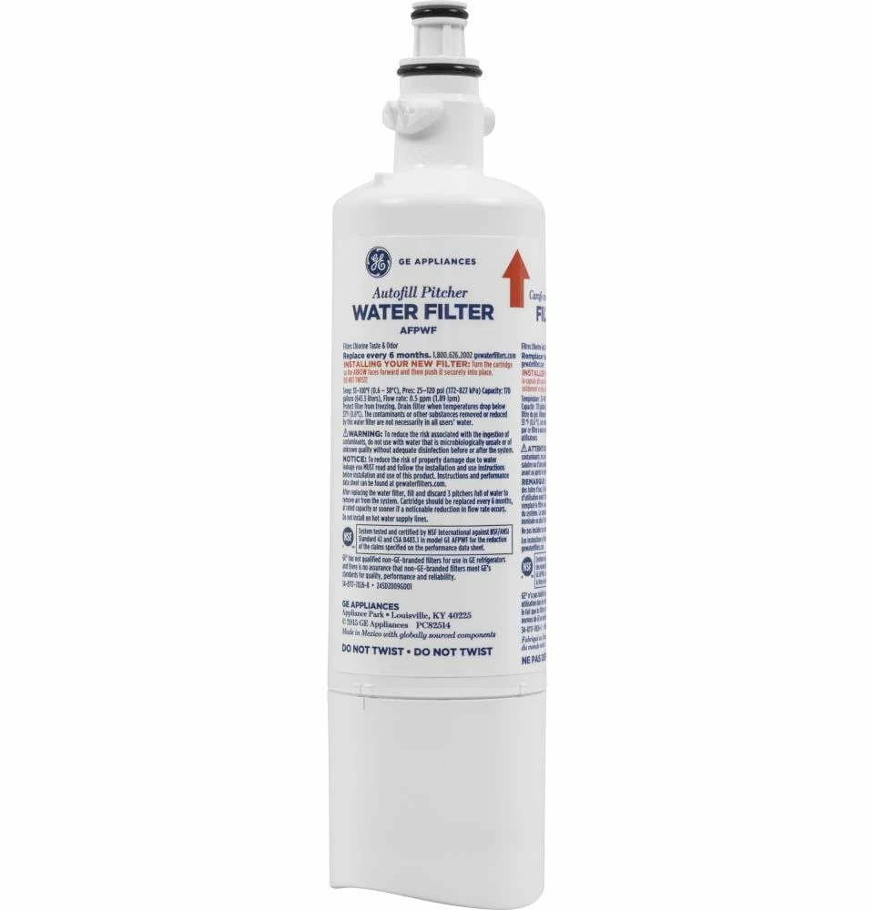 GE Refrigerator Water Filters 6-Month Twist-In Refrigerator Water Filter 3 GE Refrigerator Water Filters 6-Month Twist-In Refrigerator Water Filter
