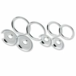 Smart Choice Cooktop & Range Parts Universal Electric Range 6-in Drip Pan and Trim Ring Set (Chrome)