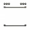 Cafe Cooktop & Range Parts 30-in Electric Range Handle and Knob Kit (Brushed Black)