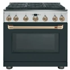 Cafe Cooktop & Range Parts 36-in Gas Range Handle and Knob Kit (Brushed Bronze) -Bosch Sell 09698086