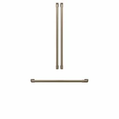 Cafe Refrigerator Parts French Door Refrigerator 3 Piece Handle Kit - Brushed Bronze