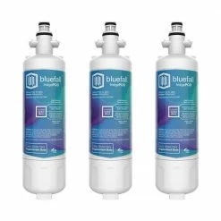 Bluefall Refrigerator Water Filters FridgePod 3-Pack 12-Month Push-In Refrigerator Water Filter