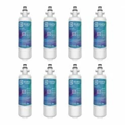 Bluefall Refrigerator Water Filters FridgePod 8-Pack 32-Month Push-In Refrigerator Water Filter