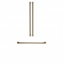 Cafe Refrigerator Parts French Door Refrigerator 3 Piece Handle Kit - Brushed Bronze