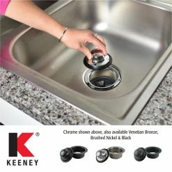 Keeney Garbage Disposal Parts & Tools 4.5-in Black Steel Garbage Disposal Stopper -Bosch Sell 12009336