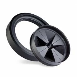 InSinkErator Garbage Disposal Parts & Tools 3.75-in Black Rubber Garbage Disposal Splash Guard