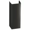 GE Range Hood Parts Wall-mounted Range Hood Flue Cover (Black Stainless)