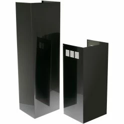 GE Range Hood Parts Wall-mounted Range Hood Flue Cover (Black Stainless)