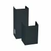 GE Range Hood Parts Wall-mounted Range Hood Flue Cover (Black Slate)