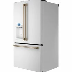 Cafe Refrigerator Parts French Door Refrigerator Left Full-Depth Panel 1 Piece Kit Matte White -Bosch Sell 15387855