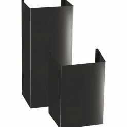 GE Range Hood Parts Wall-mounted Range Hood Flue Cover (Black Stainless)