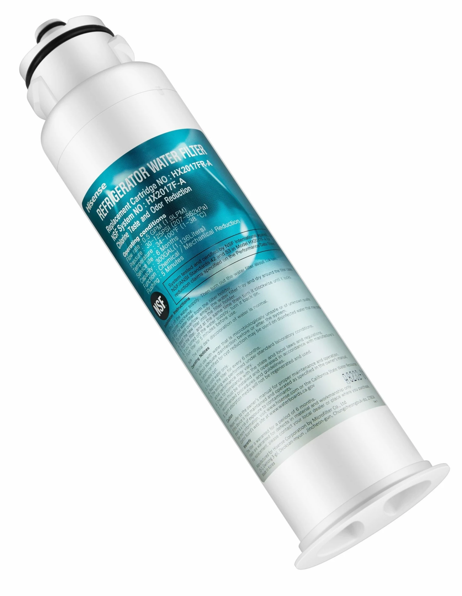 Hisense Refrigerator Water Filters 6-Month Twist-in Refrigerator Water Filter 6 Hisense Refrigerator Water Filters 6-Month Twist-in Refrigerator Water Filter - Image 4