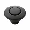 Moen Garbage Disposal Parts & Tools 510 1.81-in Matte Black Plastic Garbage Disposal Switch