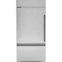 Cafe Refrigerator Parts Built-In Bottom-Mount Refrigerator 2 Piece Handle Kit - Brushed Black -Bosch Sell 42713060