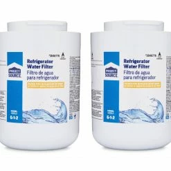 Project Source Refrigerator Water Filters 2-Pack 6-Month Twist Refrigerator Water Filter