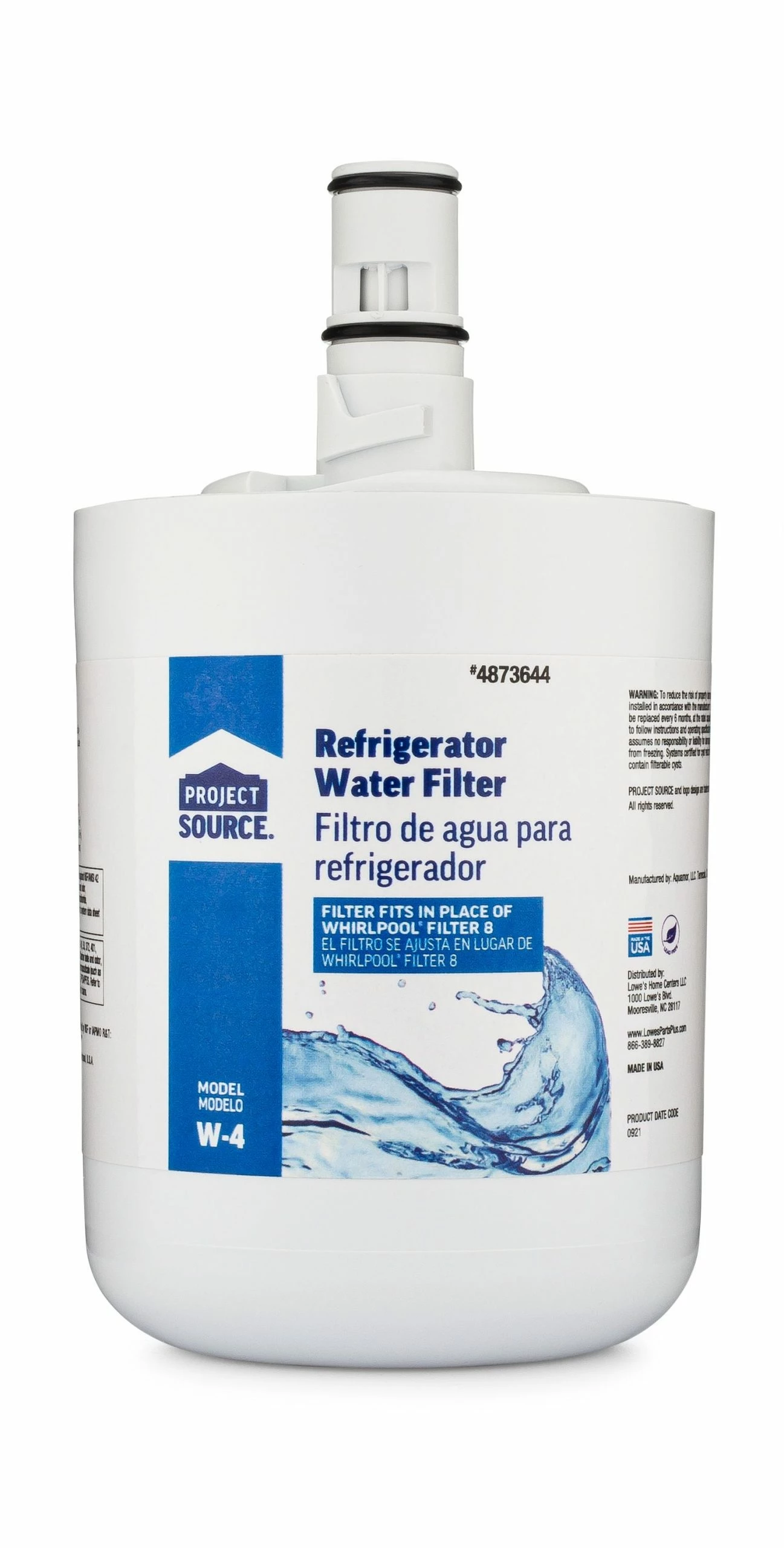 Project Source Refrigerator Water Filters 6-Month Twist Refrigerator Water Filter 3 Project Source Refrigerator Water Filters 6-Month Twist Refrigerator Water Filter
